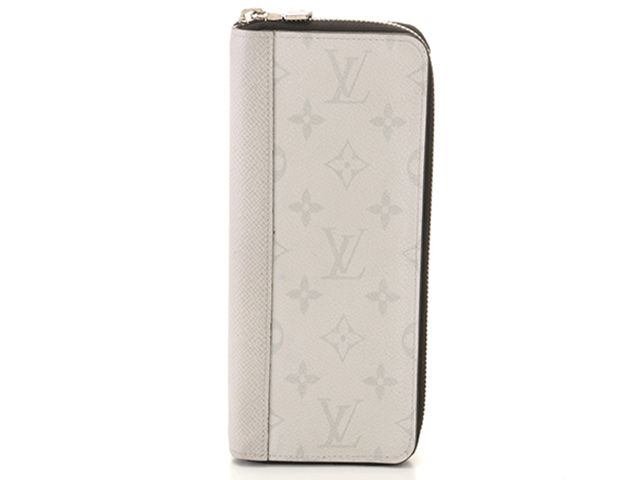 LOUIS VUITTON ルイ・ヴィトン ルイヴィトンジッピーウォレット・ヴェルティカル タイガラマ オプティックホワイト M31078 長財布 タイガ/タイガマラ ホワイト ホワイト メンズ【中古】472