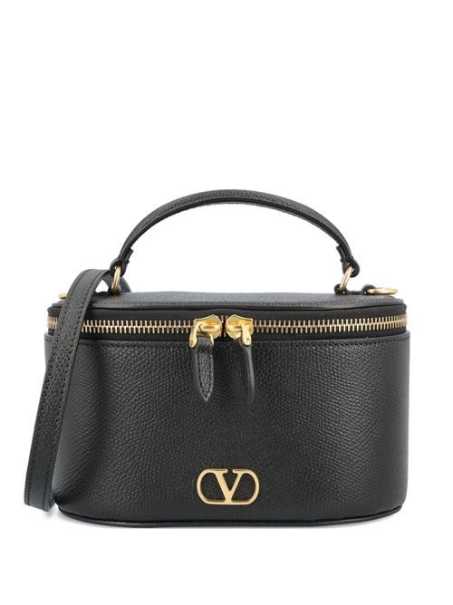 VALENTINO GARAVANI Vロゴ シグネチャー レザー ミニバッグ 送料無料