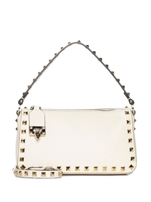 VALENTINO GARAVANI ロックスタッド スモール レザー ショルダーバッグ 送料無料