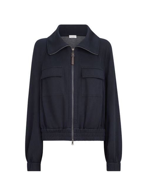 BRUNELLO CUCINELLI コットン＆シルク スウェットシャツ 送料無料