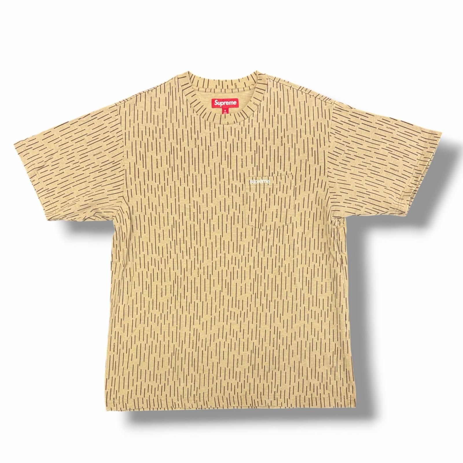 国内正規 Supreme 24AW S/S Pocket Tee Tan Raindrop ポケットTシャツ