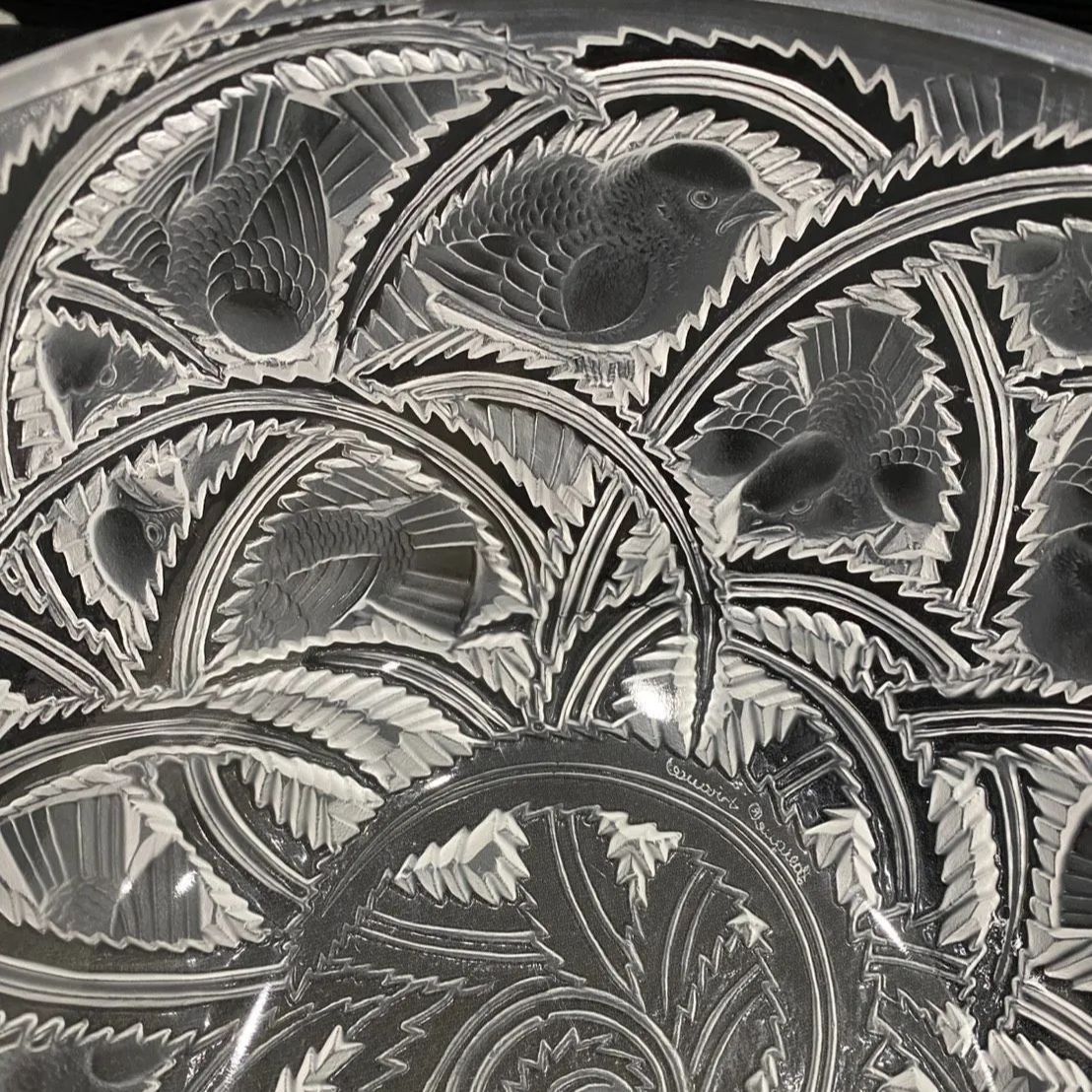中古】R.LALIQUE ルネ・ラリック PINSONS クリスタルボウル - メルカリ
