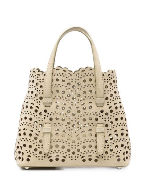 ALAÏA MINA 20 レザーハンドバッグ 送料無料
