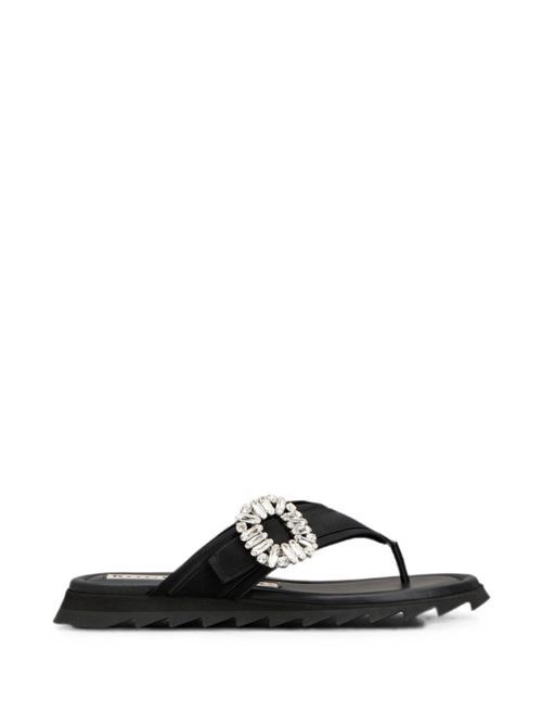 ROGER VIVIER スライディ フリップ サテン トング サンダル 送料無料