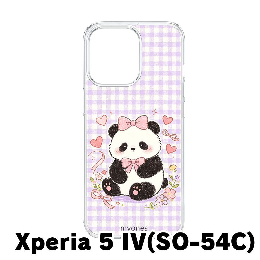 新品未使用】Xperia 5 IV SO-54C クリア ハードケース (リボンパンダ