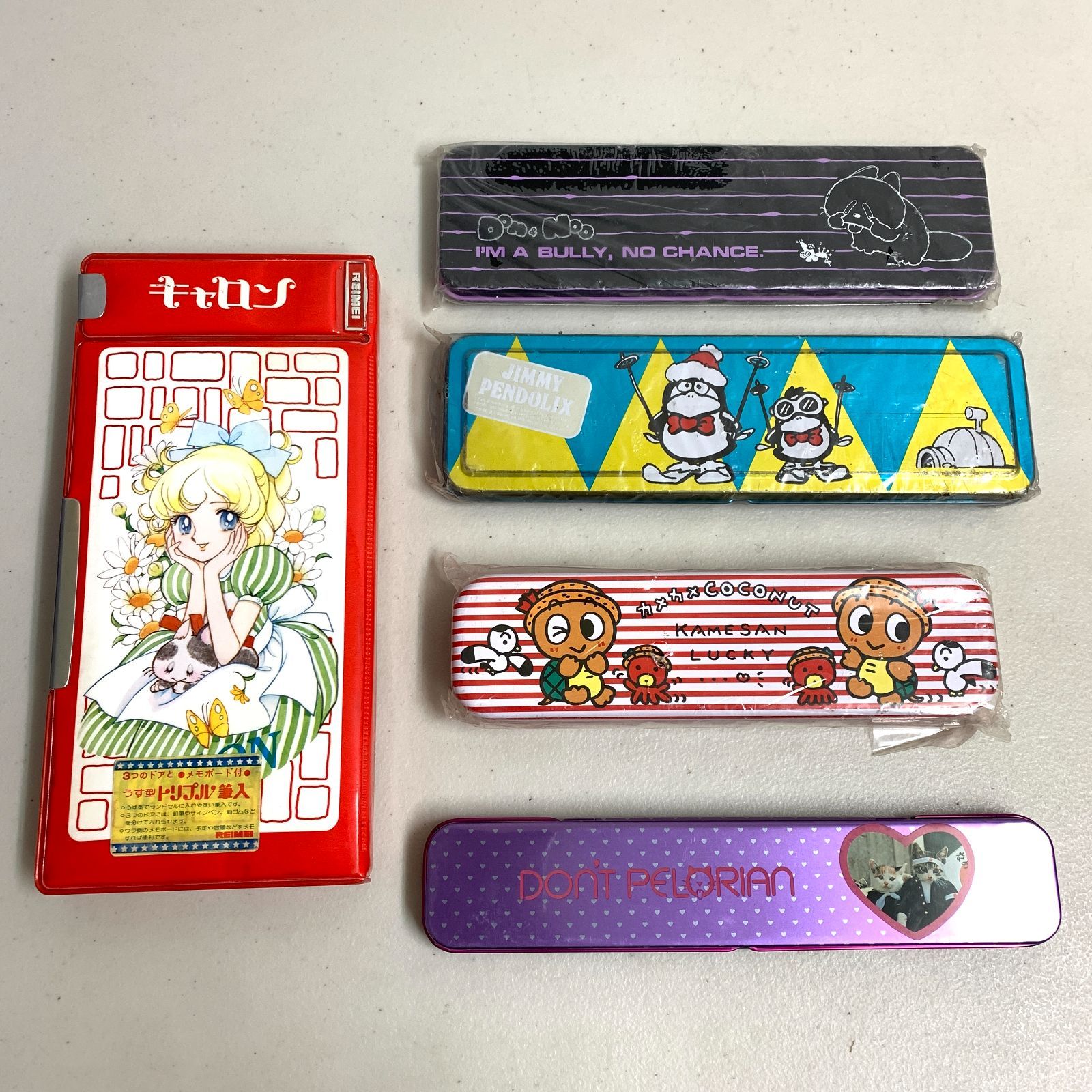 レイメイ REIMEI キャロン CALON トリプル筆入れ 昭和 レトロ 筆箱