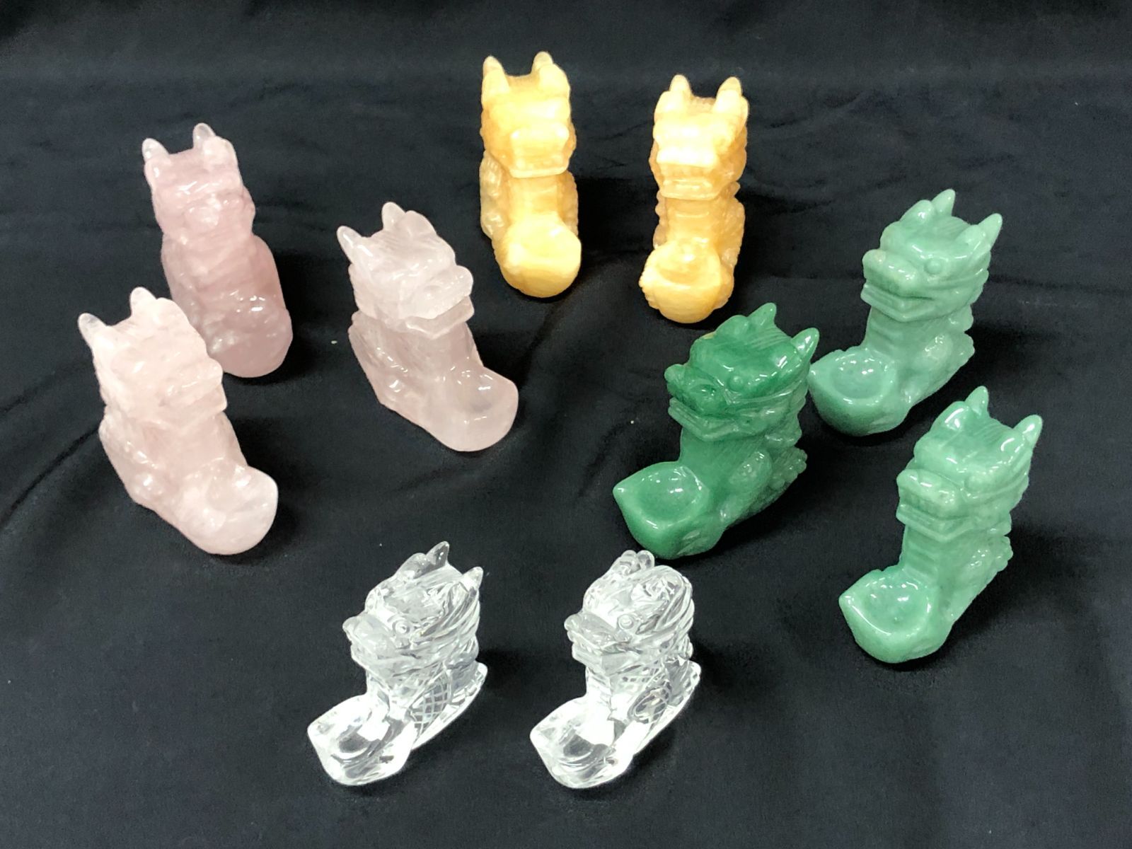 天然石 金丝玉　龍彫刻 置物 専用ボックス付き 天然石彫刻/辰（龍）たつBOX（玉乗せタイプ） - メルカリ