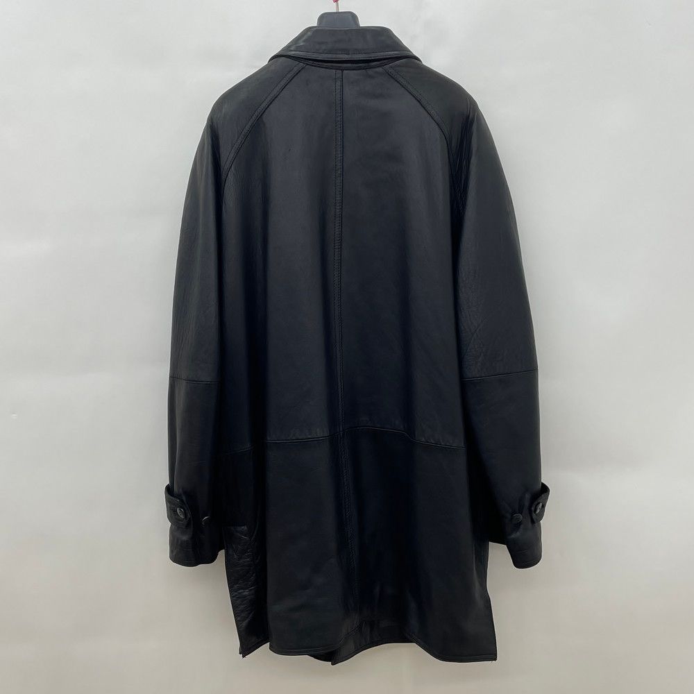 90s   カルバンクライン　レザーコート　 L ブラック レザーコート Calvin Klein カルバンクライン L ブラック - メルカリ