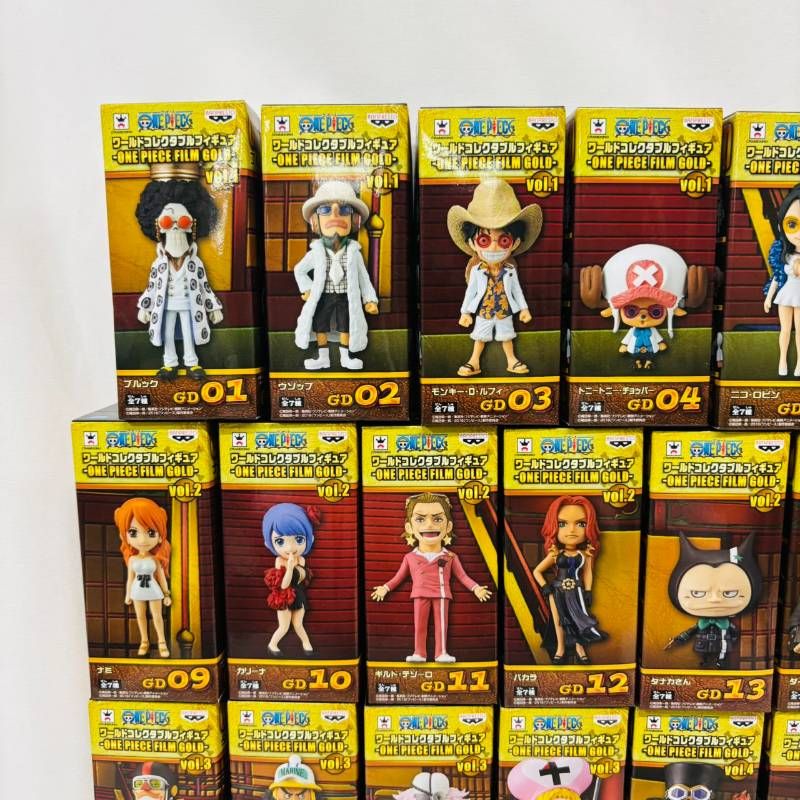 ワーコレ　フィルムゴールド　35点　フルコンプリートセット 未開封】 ワンピース ワールドコレクタブルフィギュア FILM GOLD Vol.1