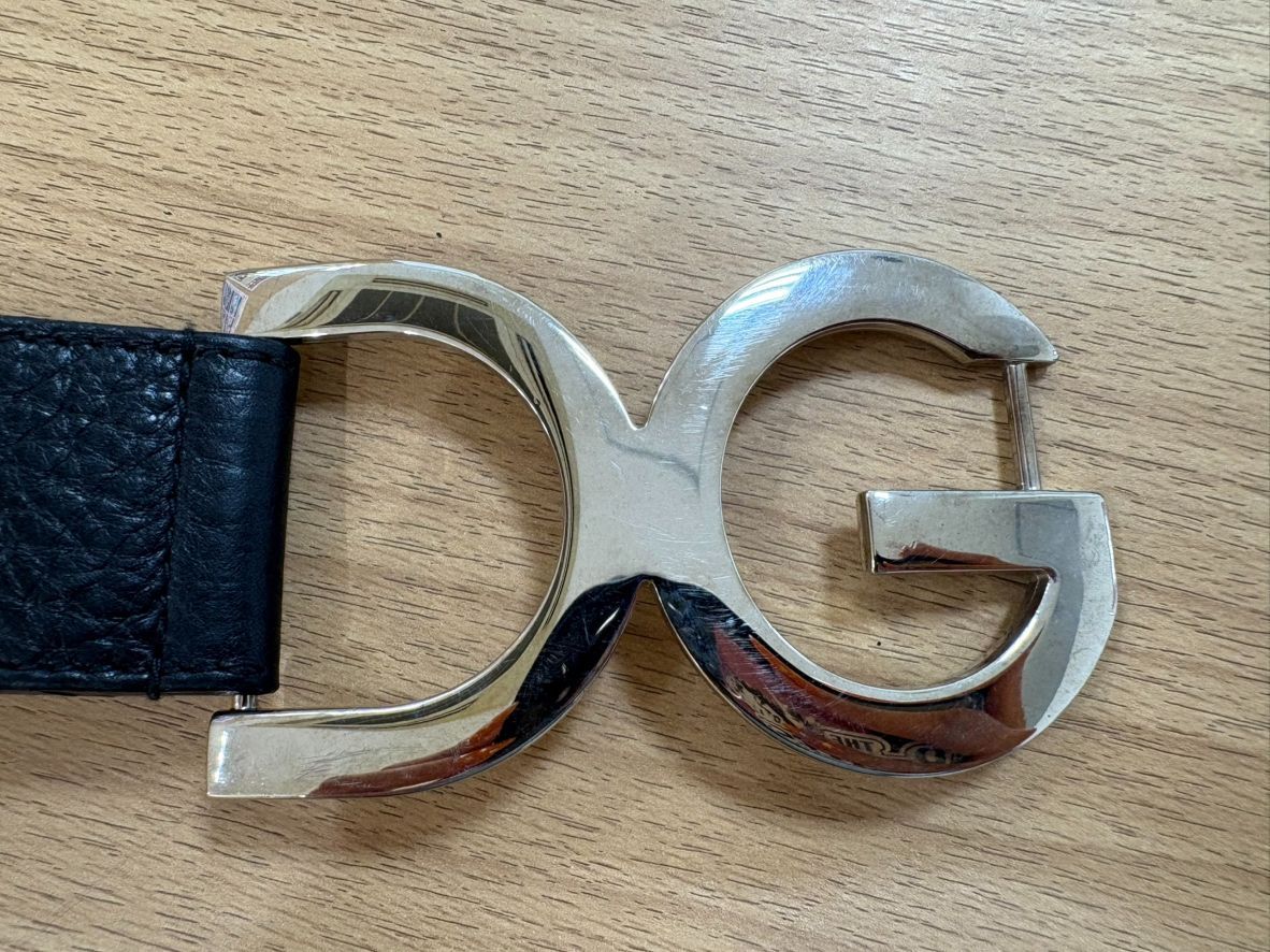 UW265897225 DOLCEｱﾝﾄﾞGABBANA ベルト 黒 レザー ドルガバ Y2K - メルカリ