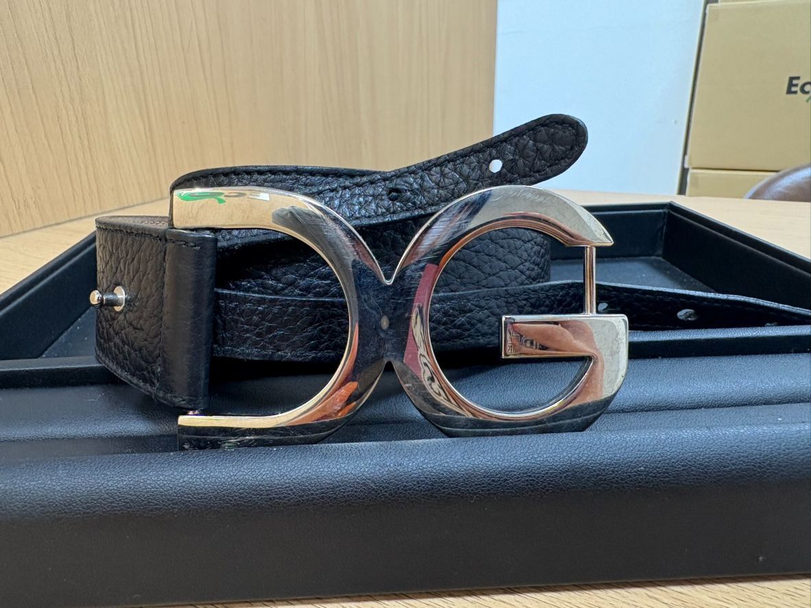 UW265897225 DOLCEｱﾝﾄﾞGABBANA ベルト 黒 レザー ドルガバ Y2K - メルカリ