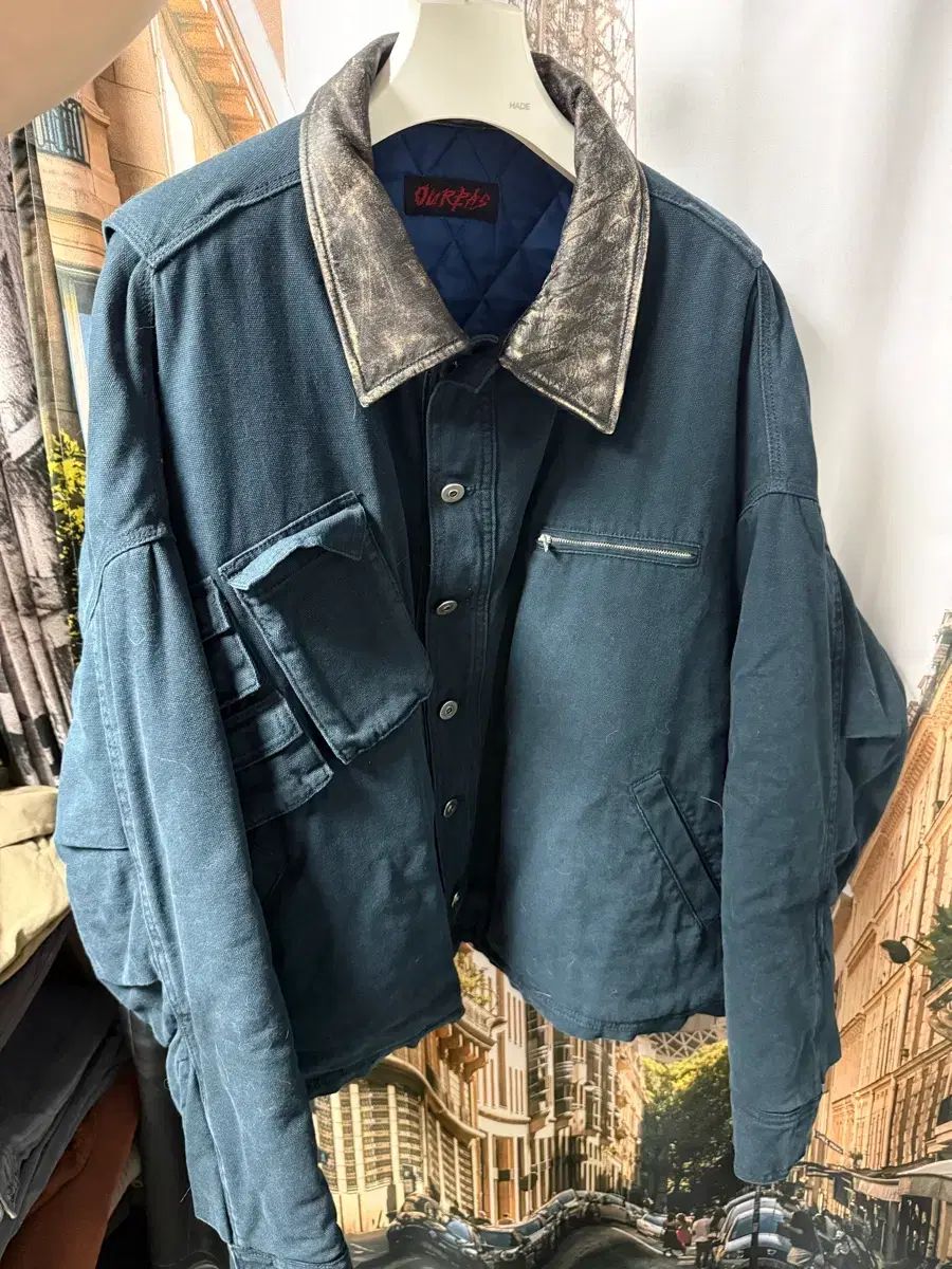 L Pas ワークジャケット ネイビー 出品