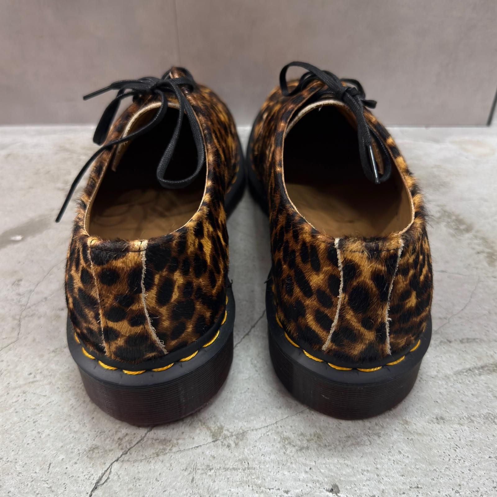 未使用 Dr.Martens レオパード ハラコ シューズ 短靴 ブーツ ドクター