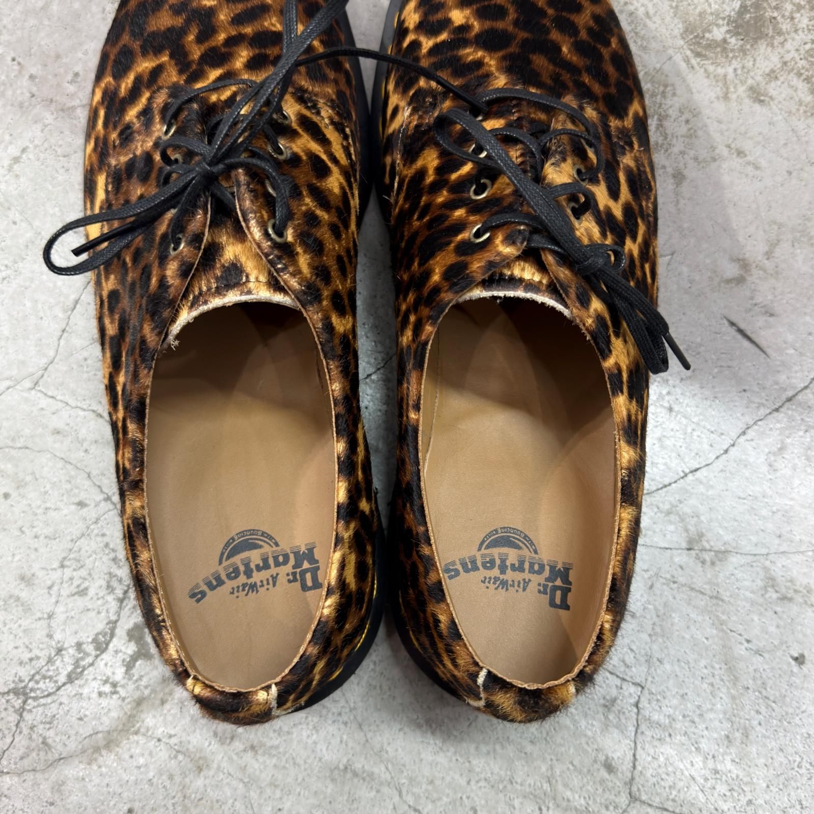 未使用 Dr.Martens レオパード ハラコ シューズ 短靴 ブーツ ドクター