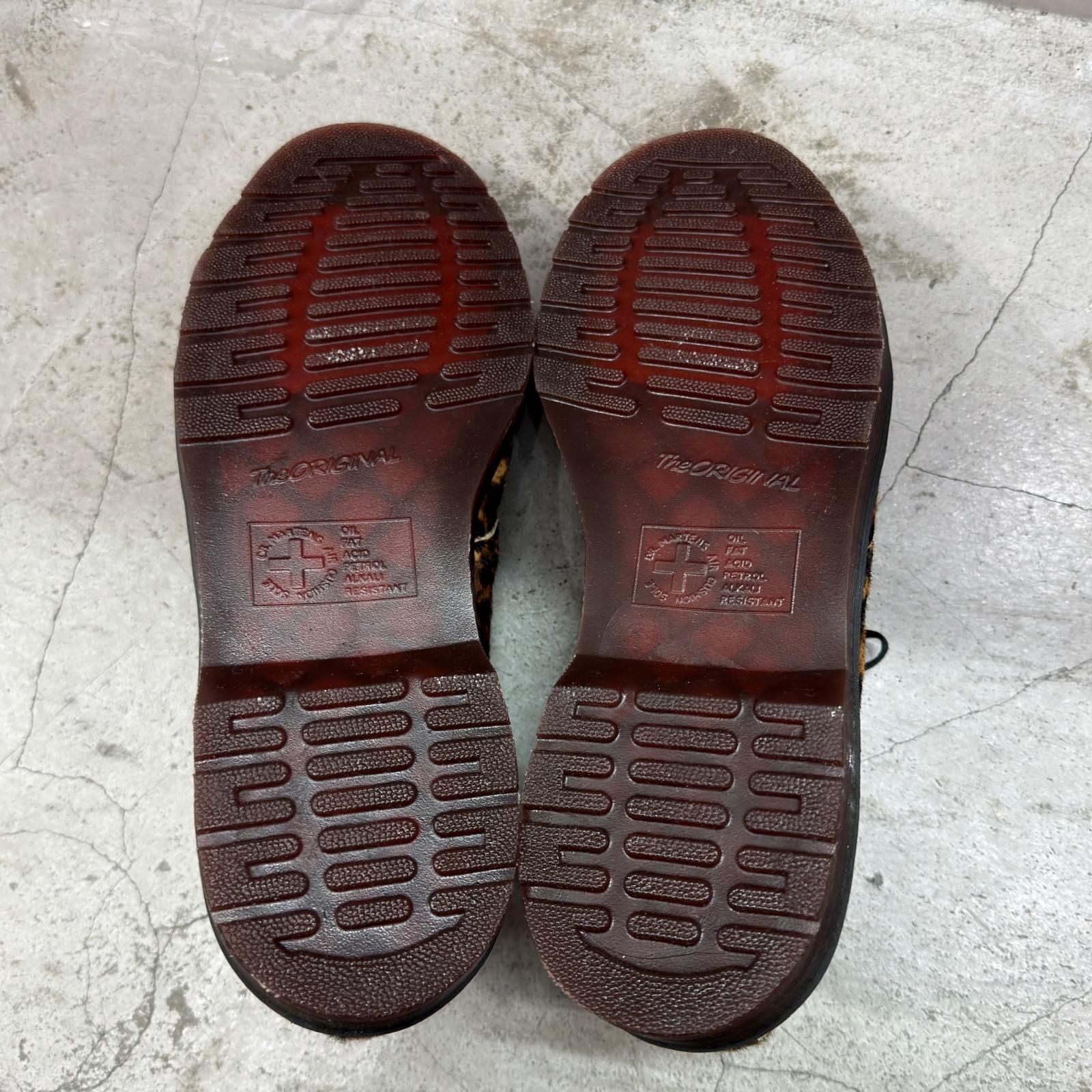 未使用 Dr.Martens レオパード ハラコ シューズ 短靴 ブーツ ドクター