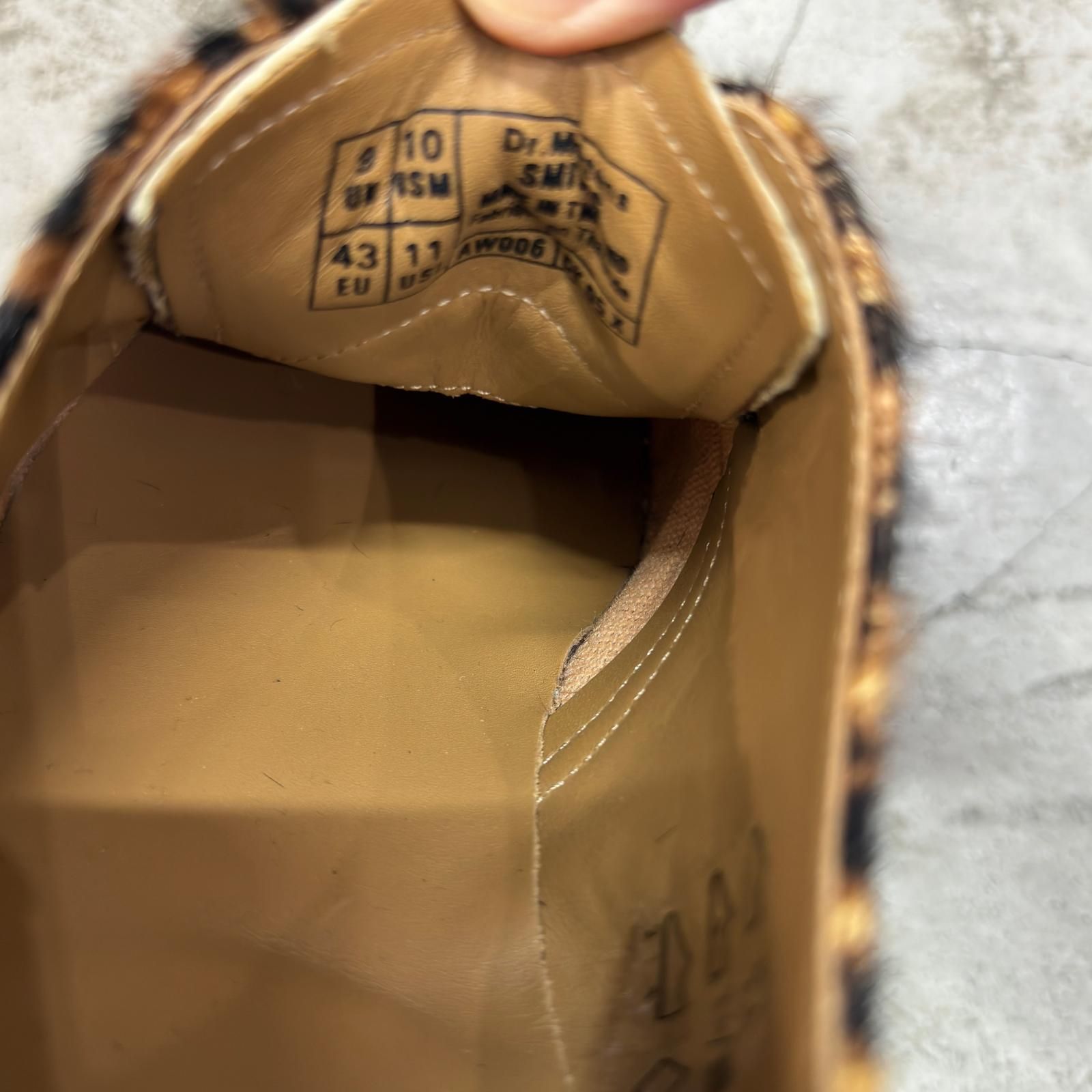 未使用 Dr.Martens レオパード ハラコ シューズ 短靴 ブーツ ドクター