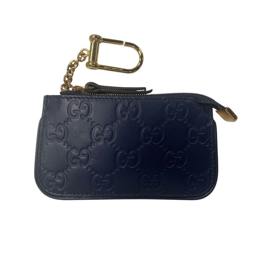 ♪4497 GUCCI グッチ シマ コインケース キーケース 447984 中古 ネイビー GGパターン 28,835円
