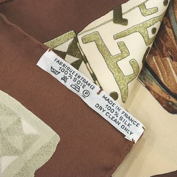 広尾店】美品 エルメス HERMES カレ90 スカーフ PERSONA ペルソナ