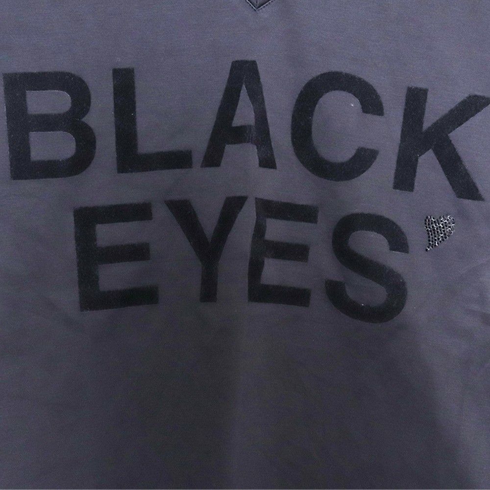 AKM × BROWN BUNNY Vネック 長袖カットソー Sサイズ ブラック XT001