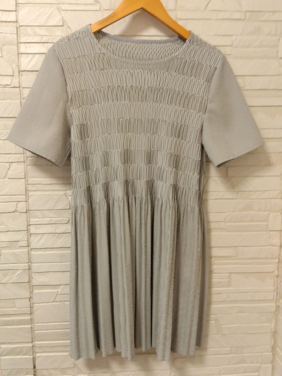M13 レリアン ギャザー切替フレアブラウス【Leilian WHITE LABEL】