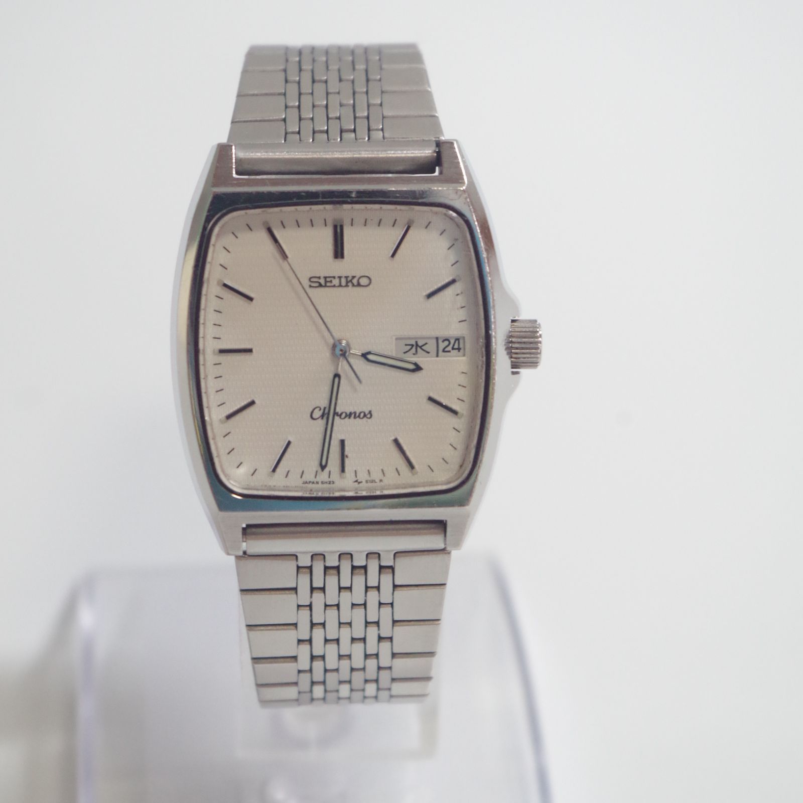A7104 SEIKO Chronos 5H23-5110 電池交換済 稼働品