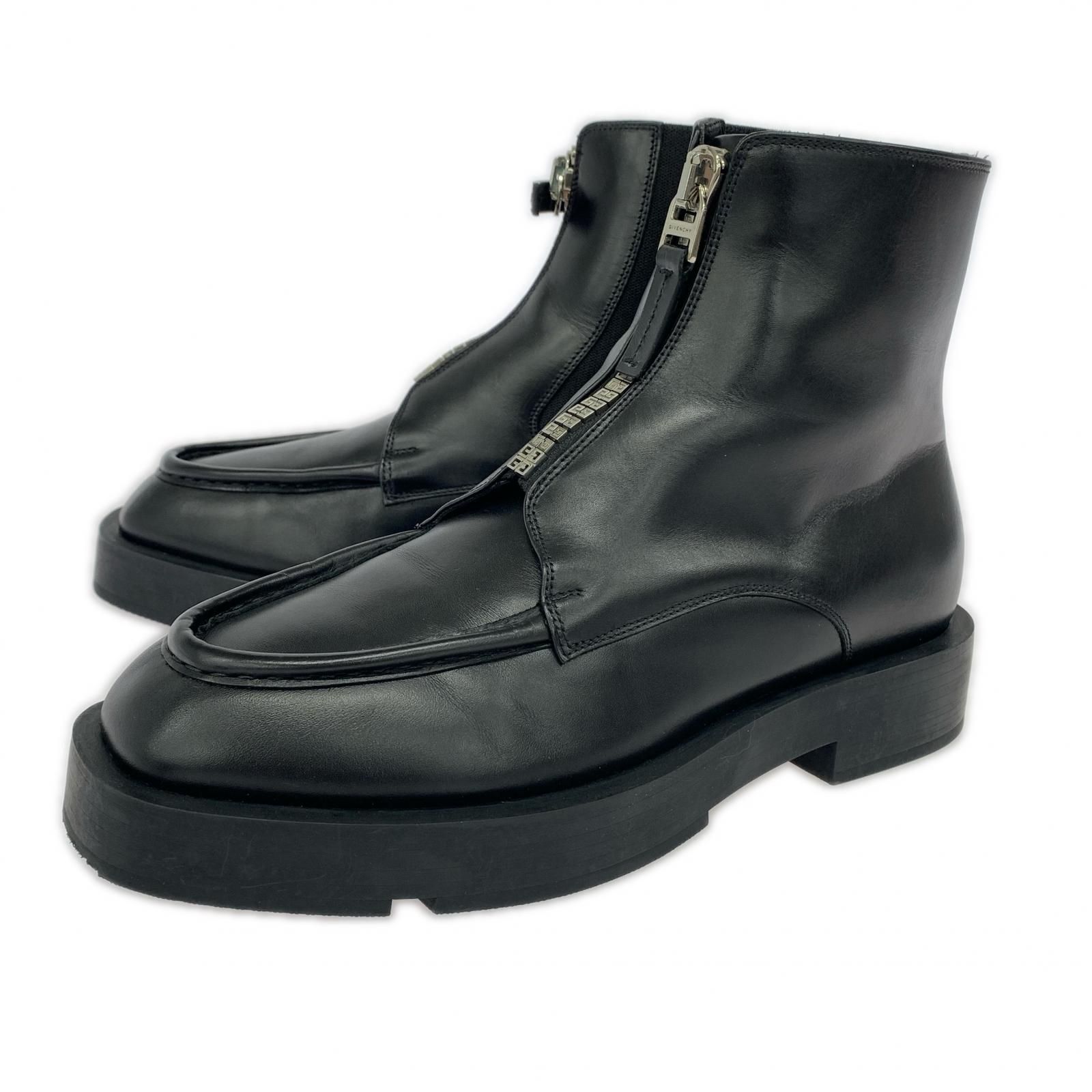 GIVENCHY SQUARED ANKLE BOOT ブラック SIZE 41 BH603AH1AB