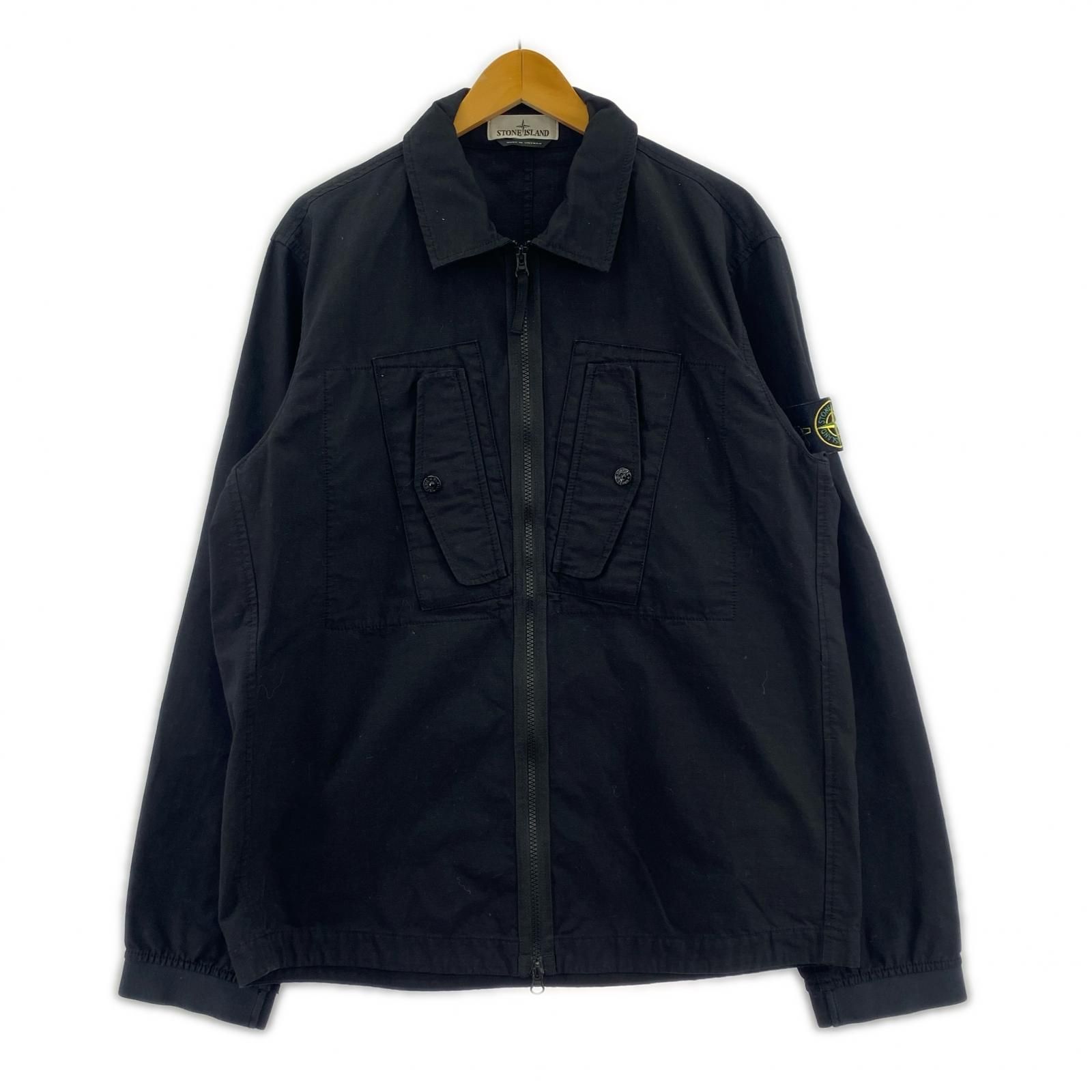 STONE ISLAND Ripstop Garment Dyed Overshrt L