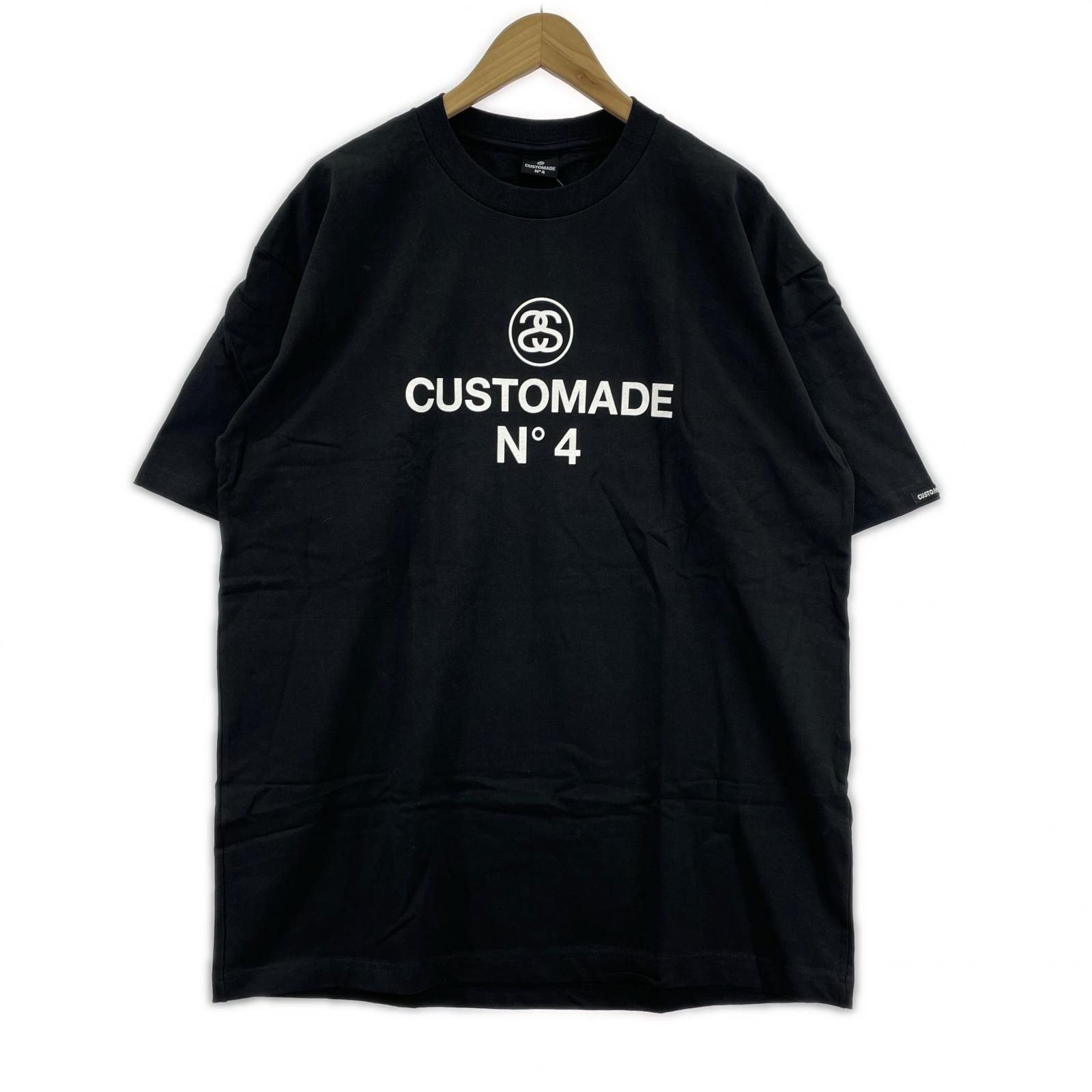 STUSSY CUSTOMADE　Tシャツ　ブラック　XL
