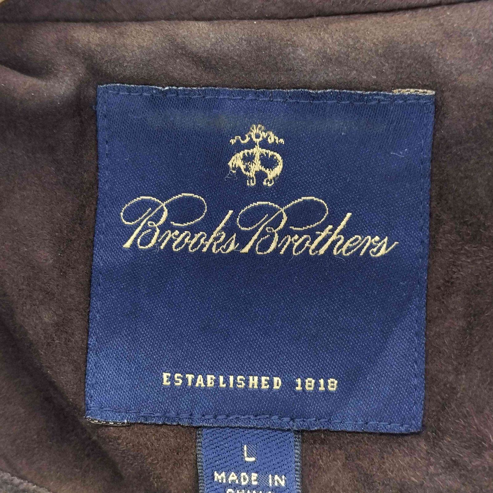 ブルックスブラザーズ BROOKS BROTHERS スウェード レザージャケット