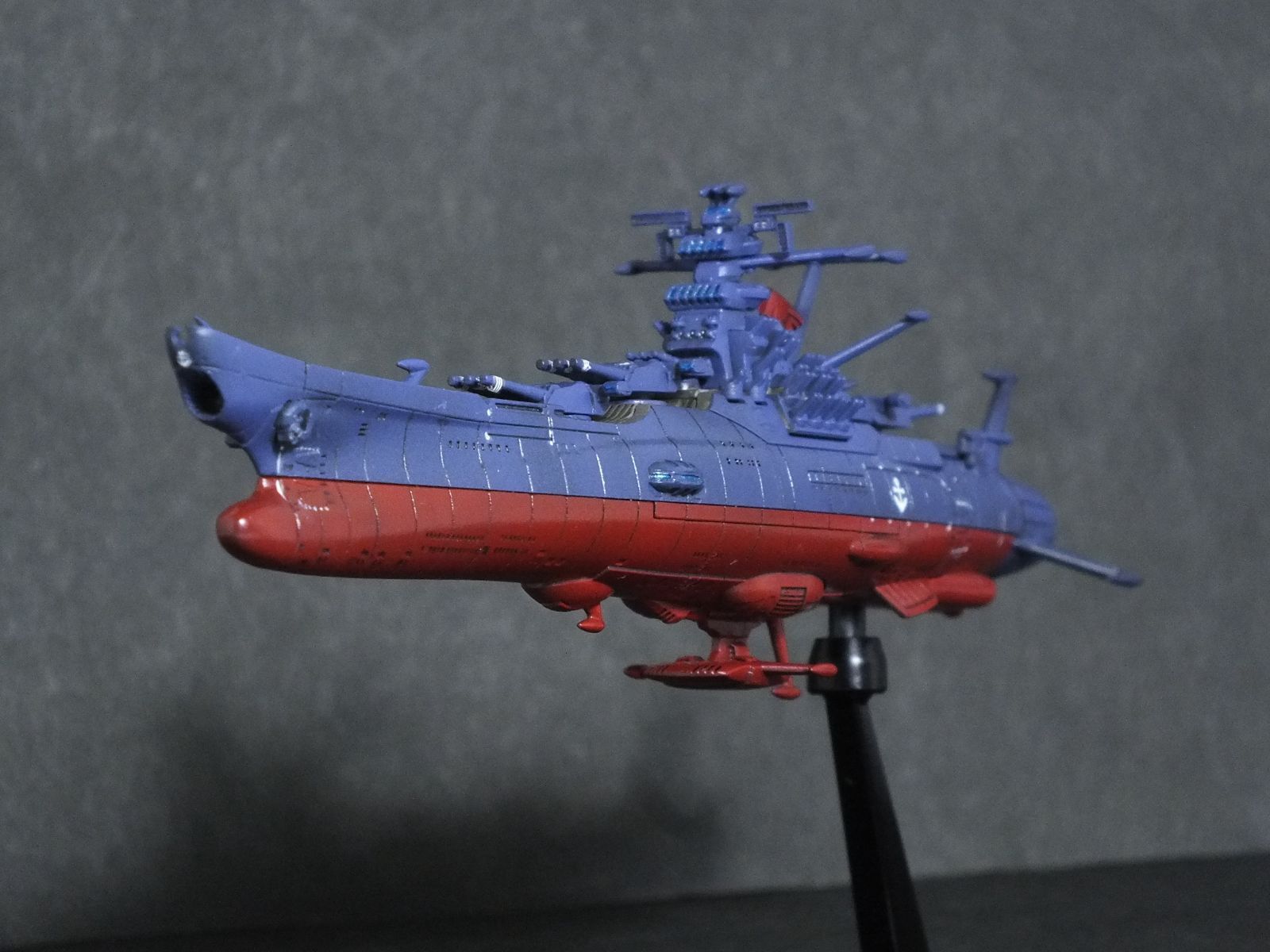 バンダイ　ヤマトよ永遠に REBEL 3199　メカコレ　ヤマト 3199（第3次改装型：参戦章叙勲式典記念塗装）　完成品