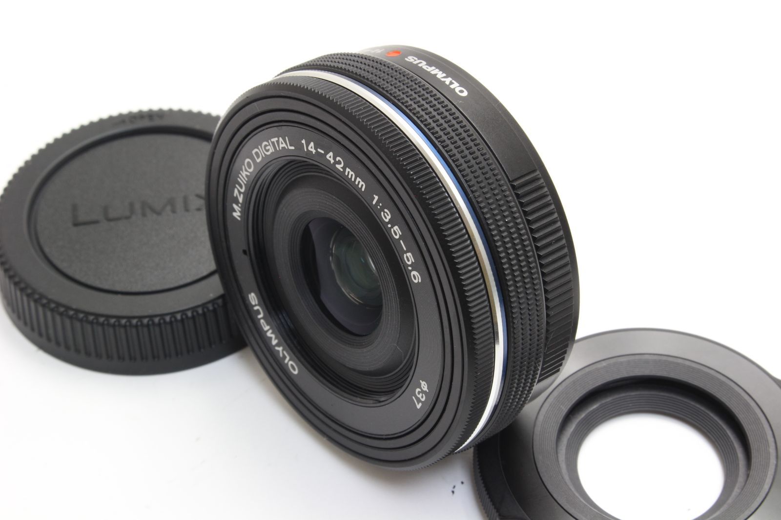 AB+ (良品) OLYMPUS オリンパス M.ZUIKO DIGITAL EZ 14-42mm F3.5-5.6 ED ブラック 初期不良返品無料 6-66 11,760円