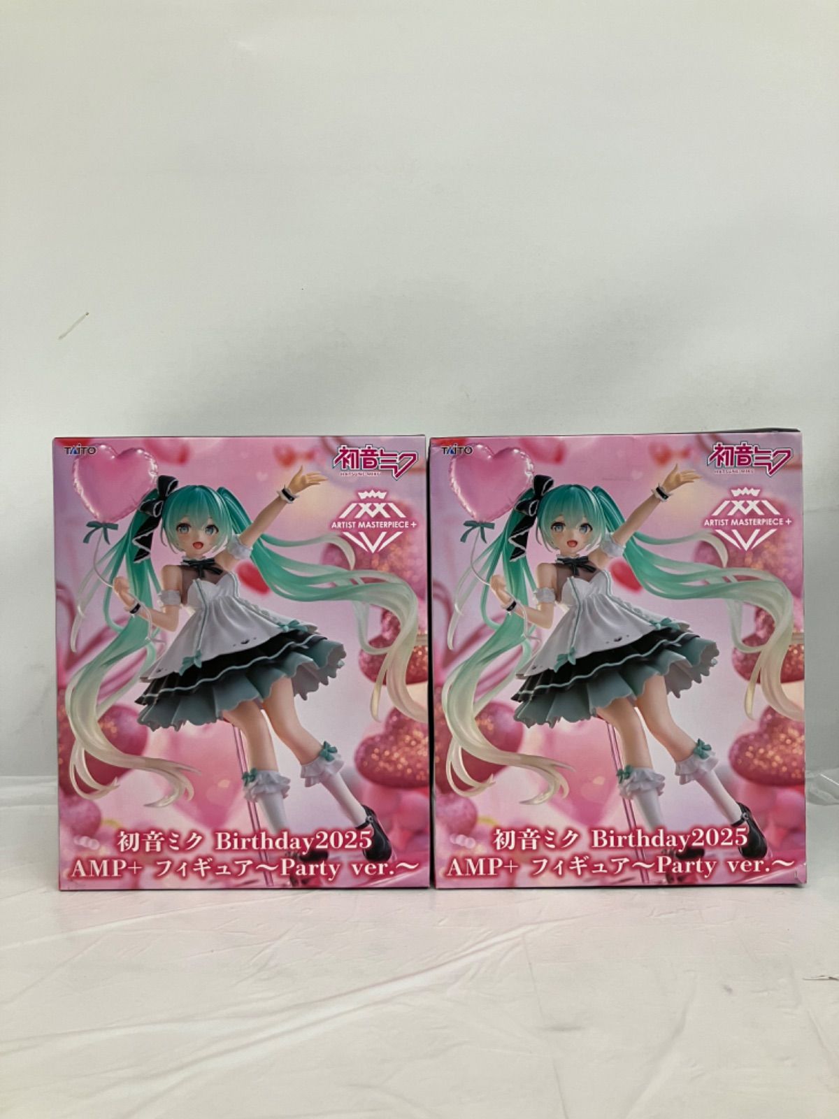 未開封 初音ミク birthday2025 AMP フィギュア Party 2個セット LF6B21