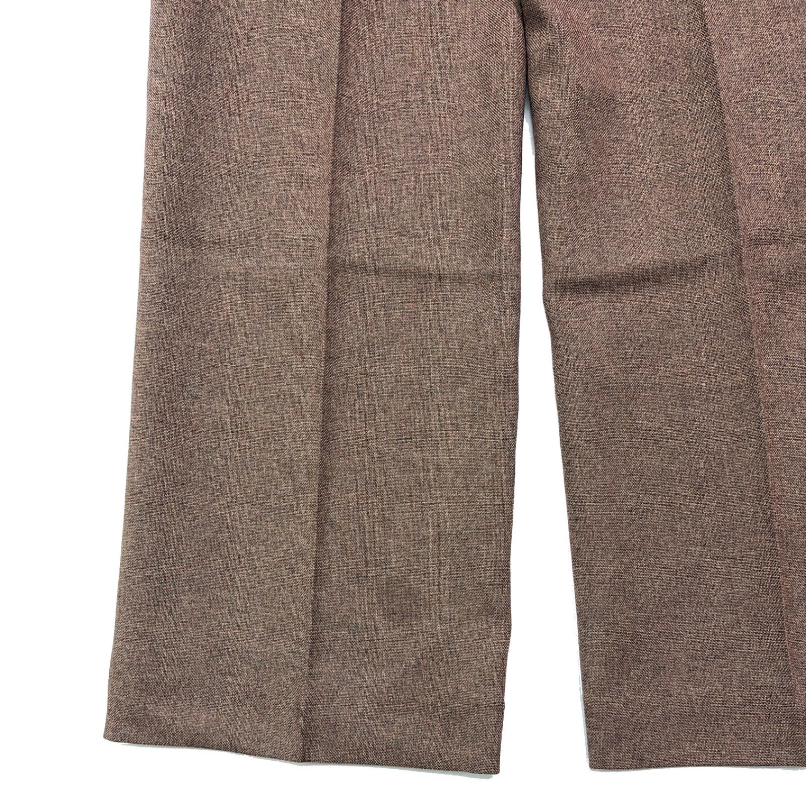 70s 80s LEVIS リーバイス アクションスラックス パンツ ブラウン 茶色 