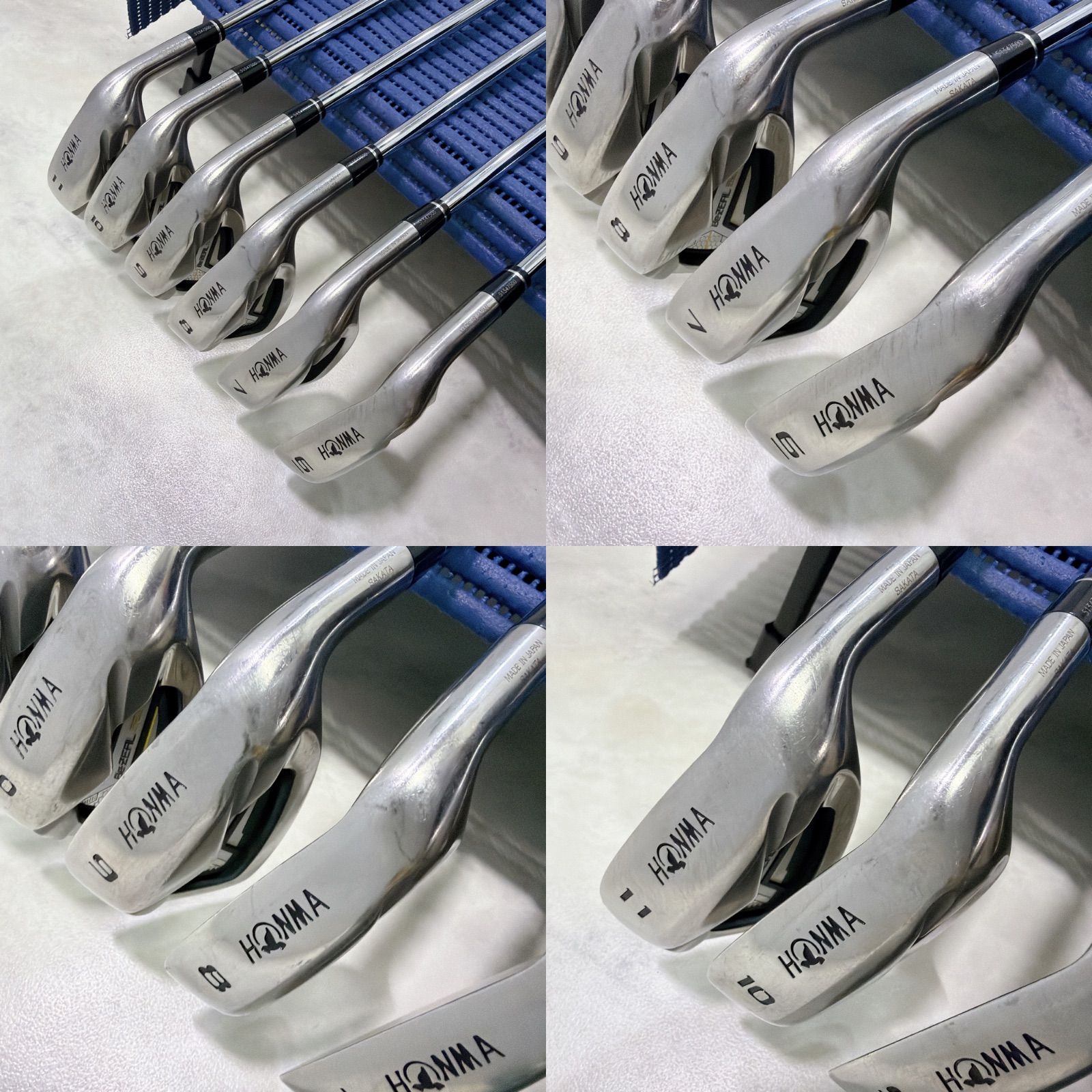 良品 HONMA 本間ゴルフ Be ZEAL 525 アイアンセット 6本 N.S.PRO 950GH