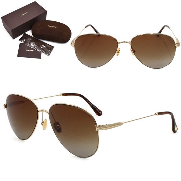 トムフォード サングラス TOM FORD FT0993/S 32F 59 TF0993 サングラス EYEWEAR アジアンフィット ユニセックス ゴールド ブラウングラデーショングレー 24,849円