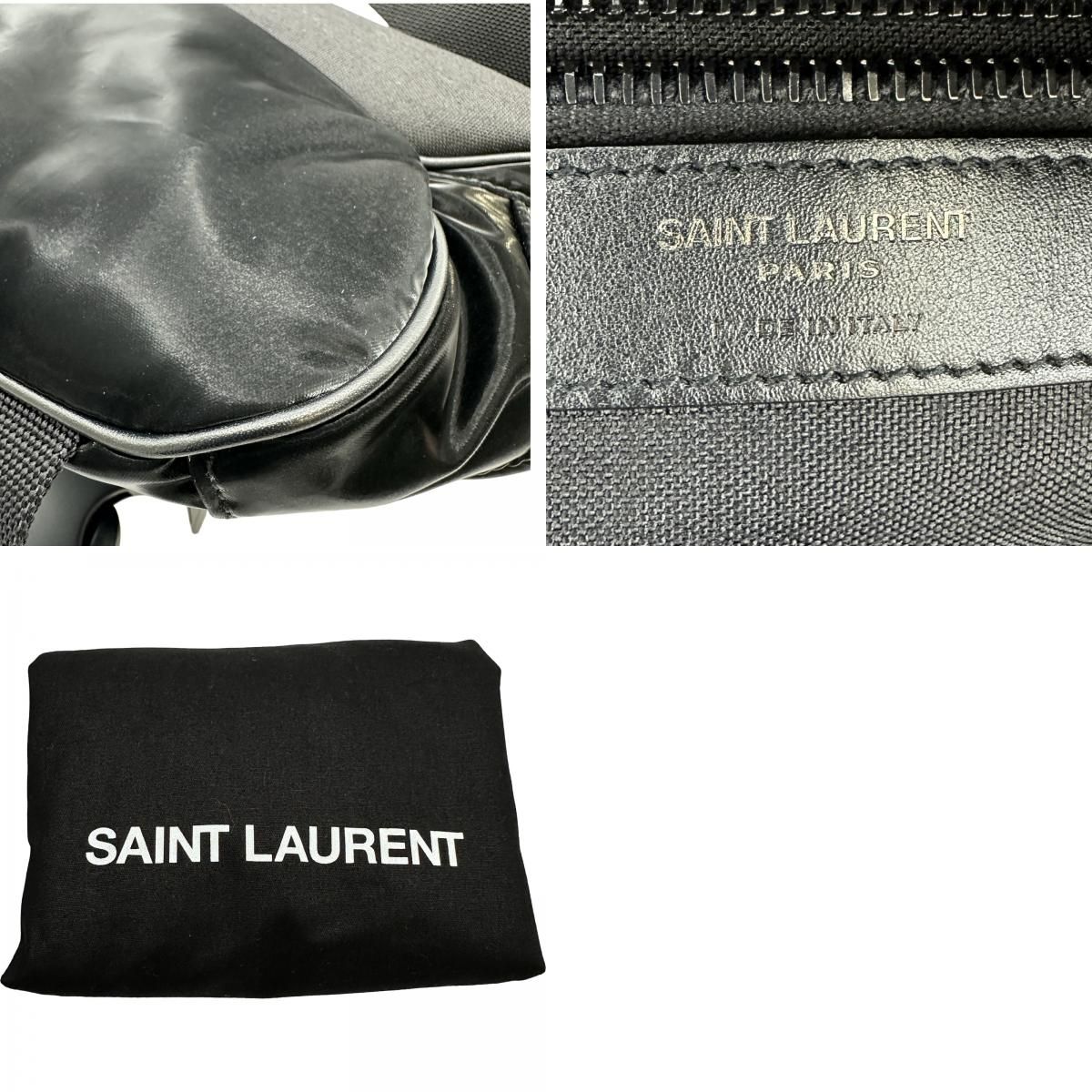 サンローラン SAINT LAURENT エンブロイダリーボディバッグ 758258