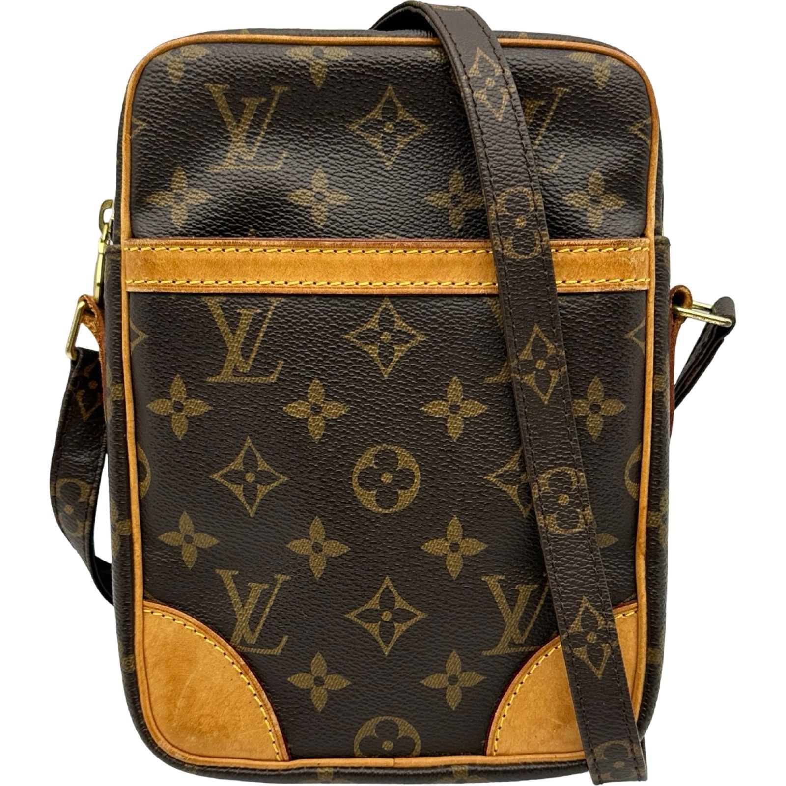 ルイ・ヴィトン LOUIS VUITTON ダヌープ M45266 ブラウン モノグラム・キャンバス レディース ショルダーバッグ