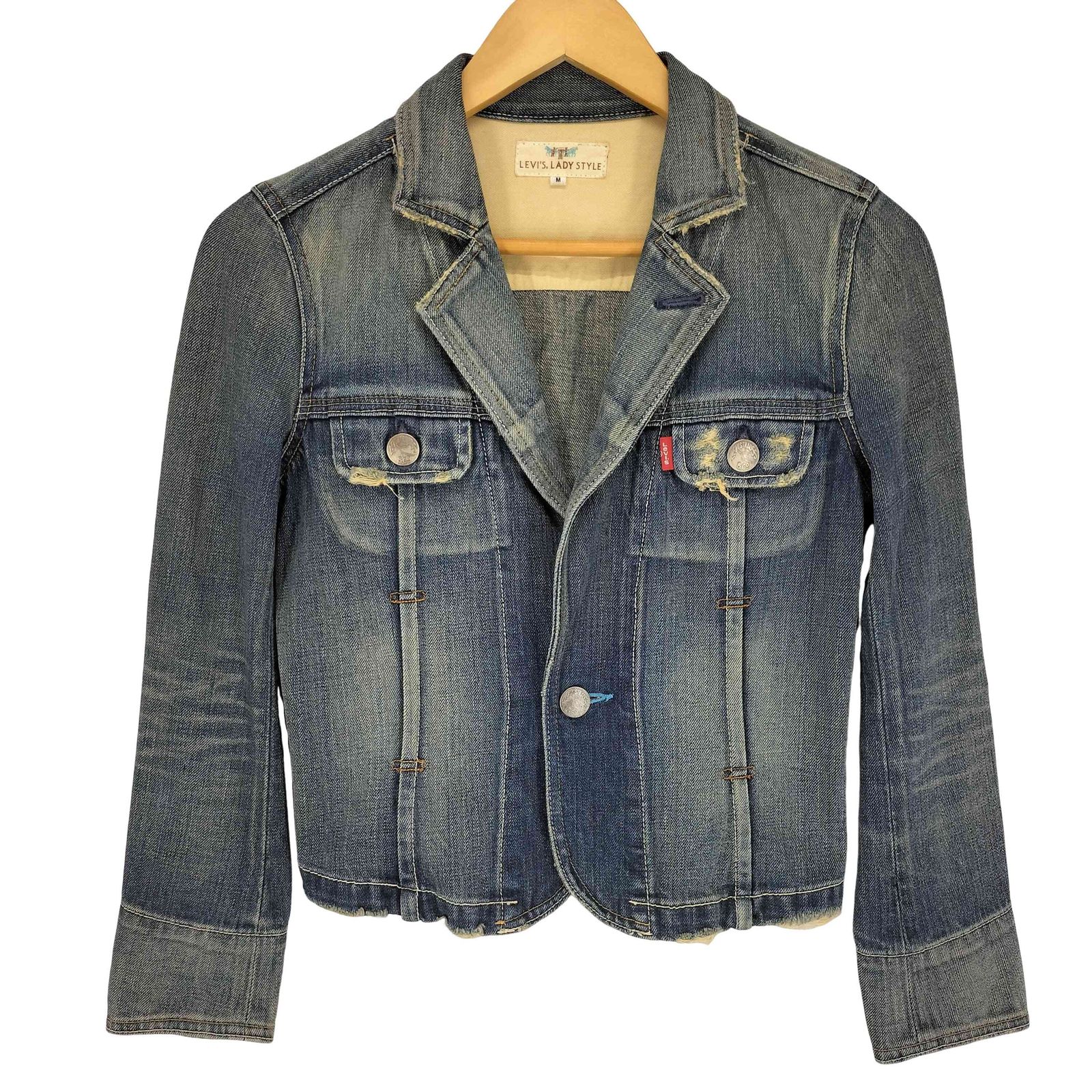 リーバイス Levis LADY STYLE デニムジャケット レディース JPN：M 