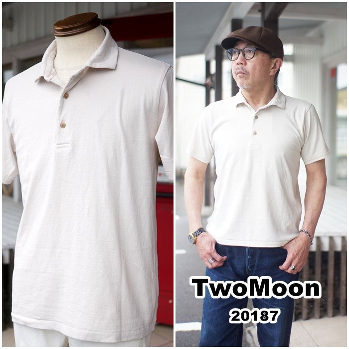 TWOMOON　トゥームーン　20187 半袖カットソー　襟付きTシャツ　ポロシャツ 7,546円
