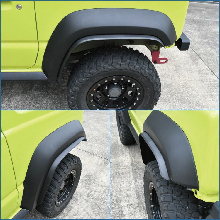 ジムニー　シエラ　JB74W オーバーフェンダー JB74W ジムニー シエラ専用 オーバーフェンダー +4cm 出幅40mm 3ドア用