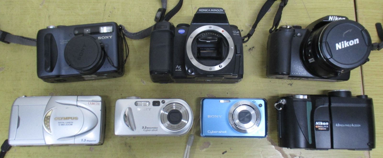 C128 デジタルカメラ 7点まとめ売り SONY OLYMPUS Nikon KONICAMINOLTA 