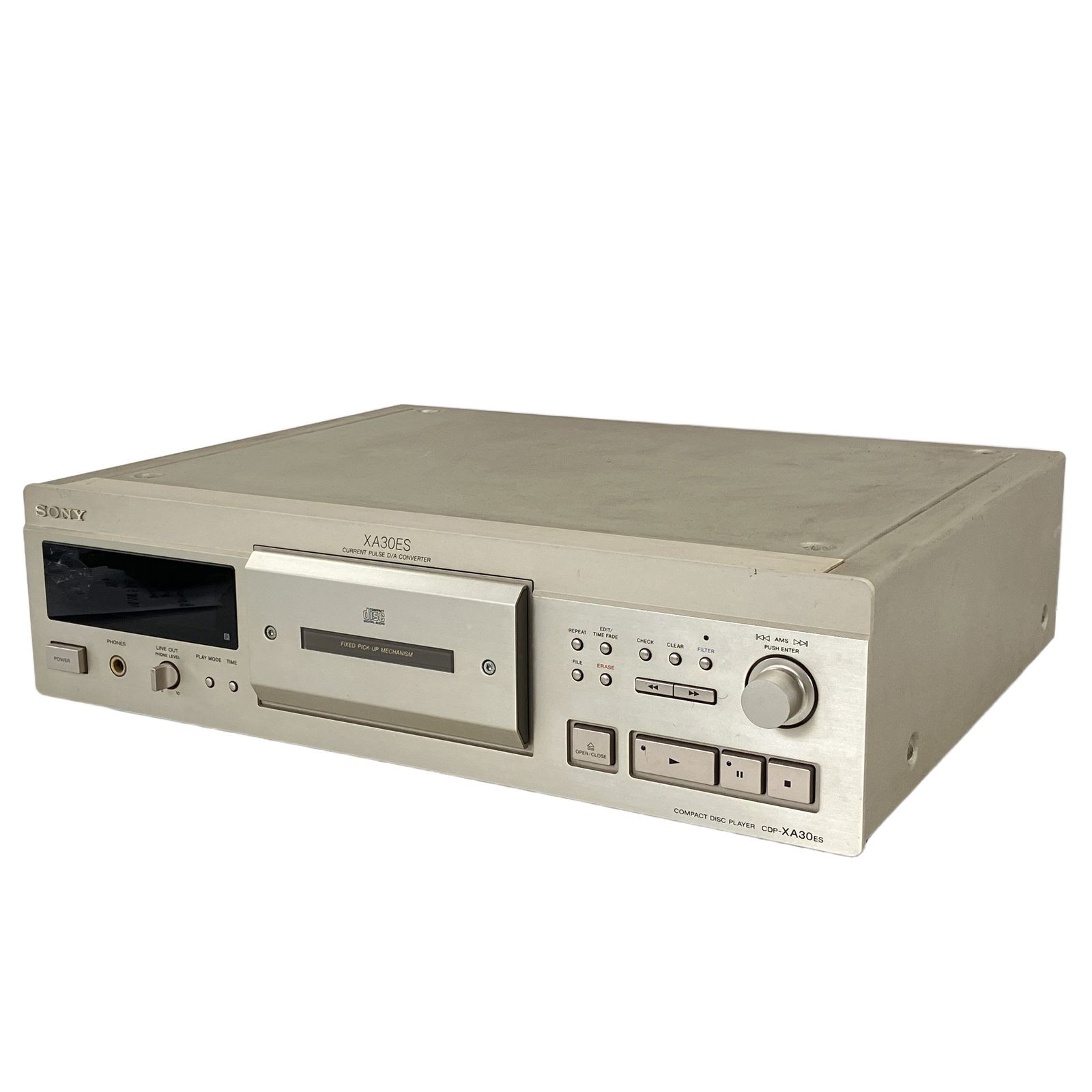 SONY CDP-XA30ES CDプレイヤー 光学系固定方式メカニズム 可変デジタル