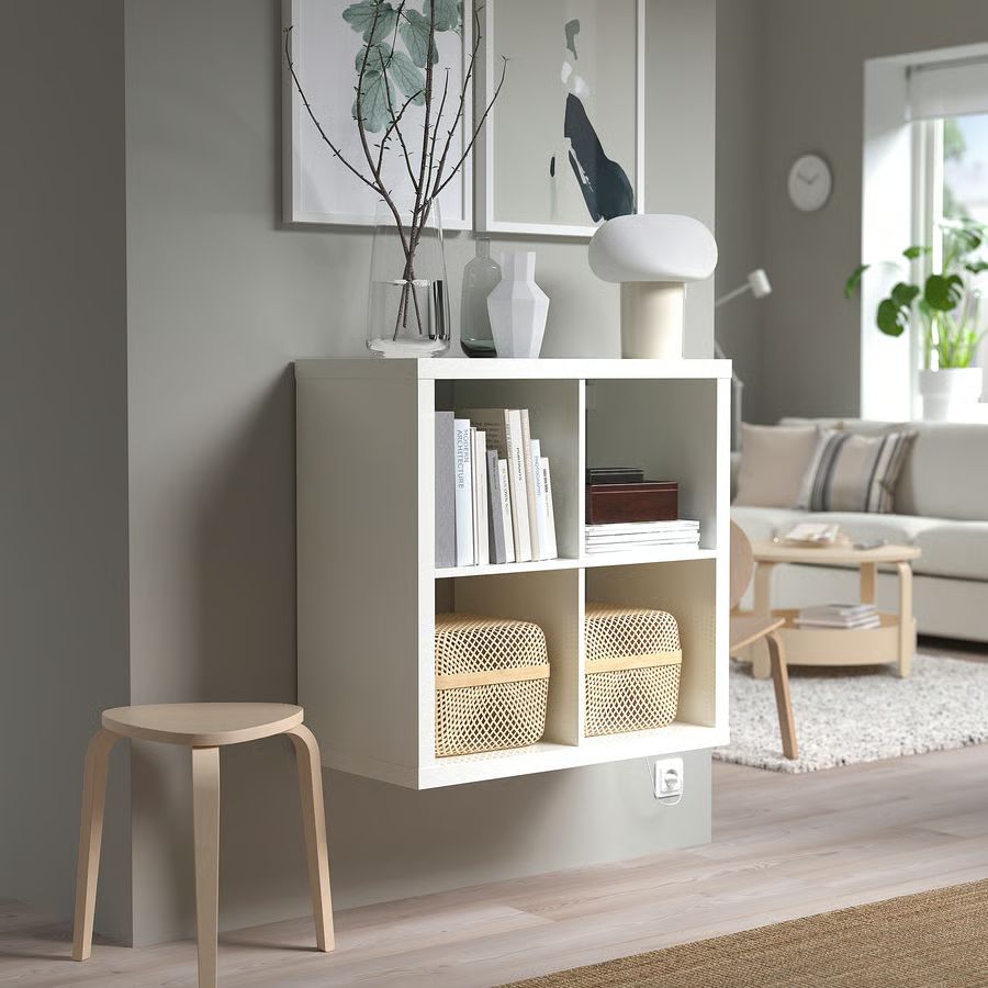 新品未開封】IKEA カラックス KALLAX 77×77cm ホワイト 白 - メルカリ