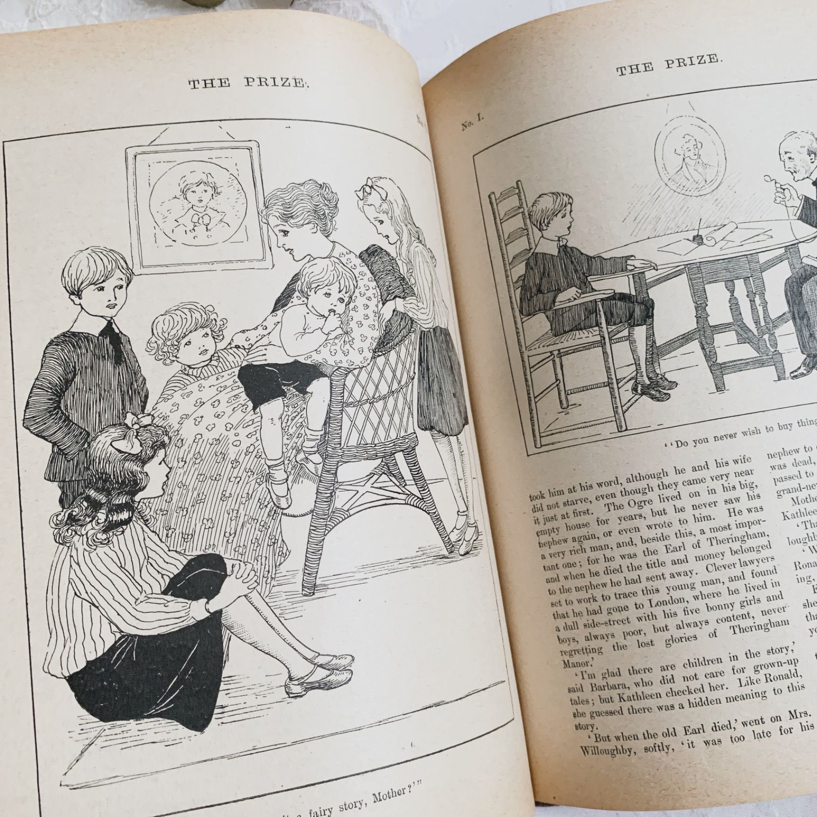 1911-1912年 英国アンティーク児童書-カラー&モノクロ挿絵を眺める