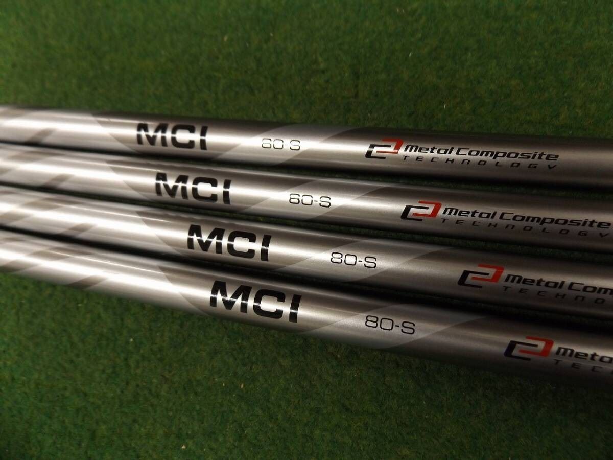 227 MCI SILVER 80 S-FLEX 34.5インチから4本セット フジクラシャフト ウェッジ用 シャフト単品 .