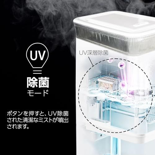 ★新品★【お部屋まるごと、たっぷりうるおう】SKK 加湿器 13L 大容量 20畳 タワー型 上から給水 リモコン タッチパネル【日本企業】 d680571a