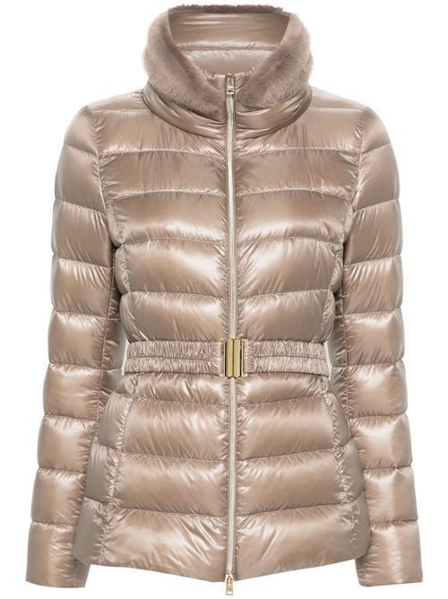 HERNO CLAUDIA ベルテッド ダウン ジャケット 送料無料