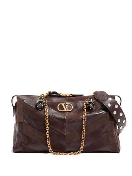 VALENTINO GARAVANI パンテア ミディアム レザー ショルダーバッグ 送料無料