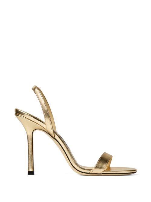 JIMMY CHOO JENN レザー サンダル 送料無料