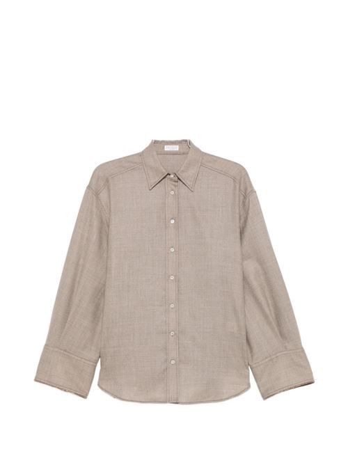 BRUNELLO CUCINELLI ウールシャツ 送料無料